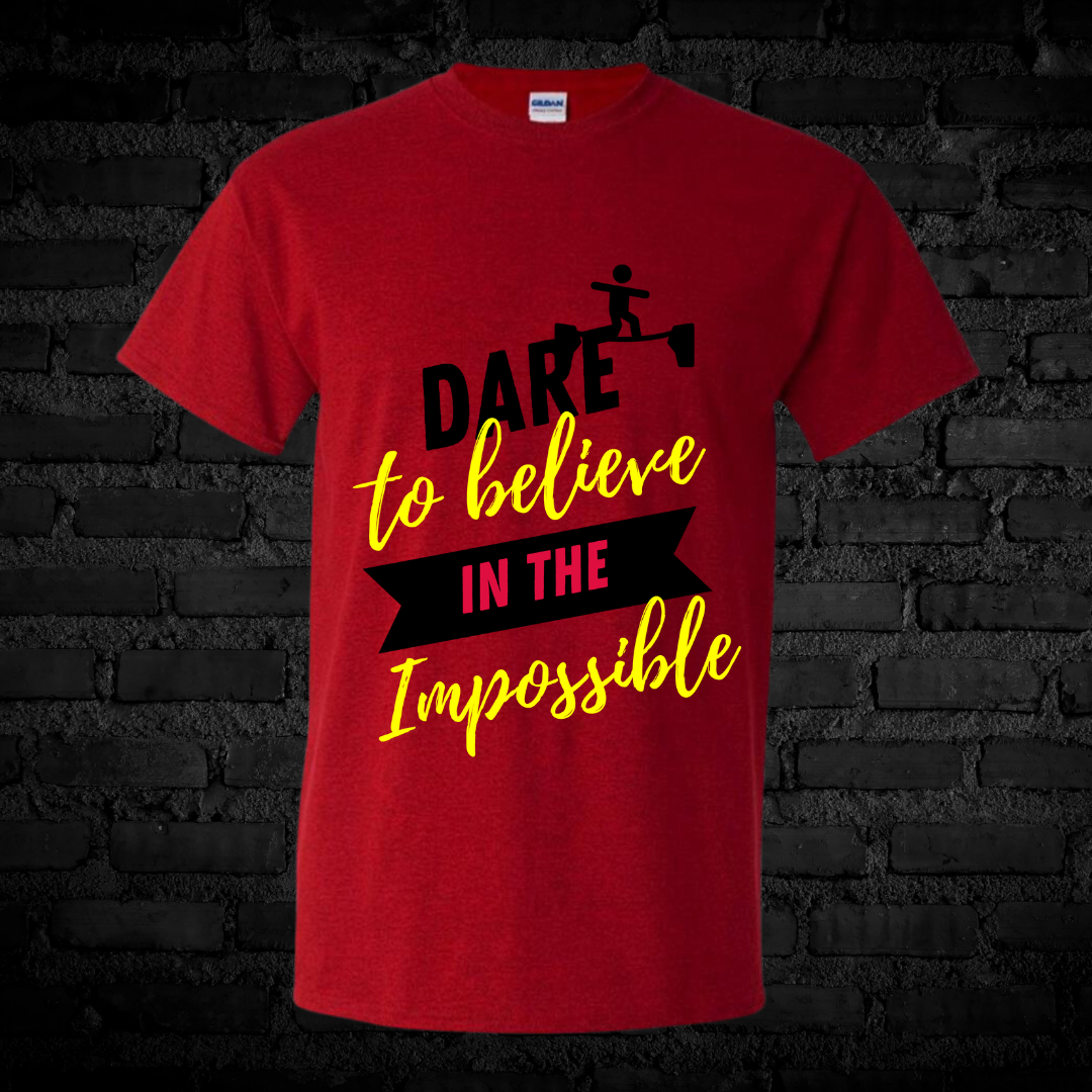 Unisex Short Sleeve "Dare to believe" Tee