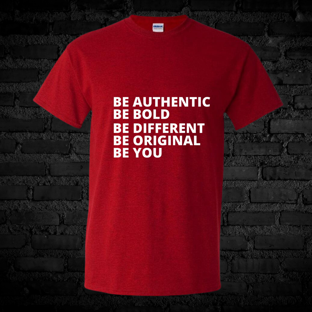 Unisex Short Sleeve "Be authentic" Tee