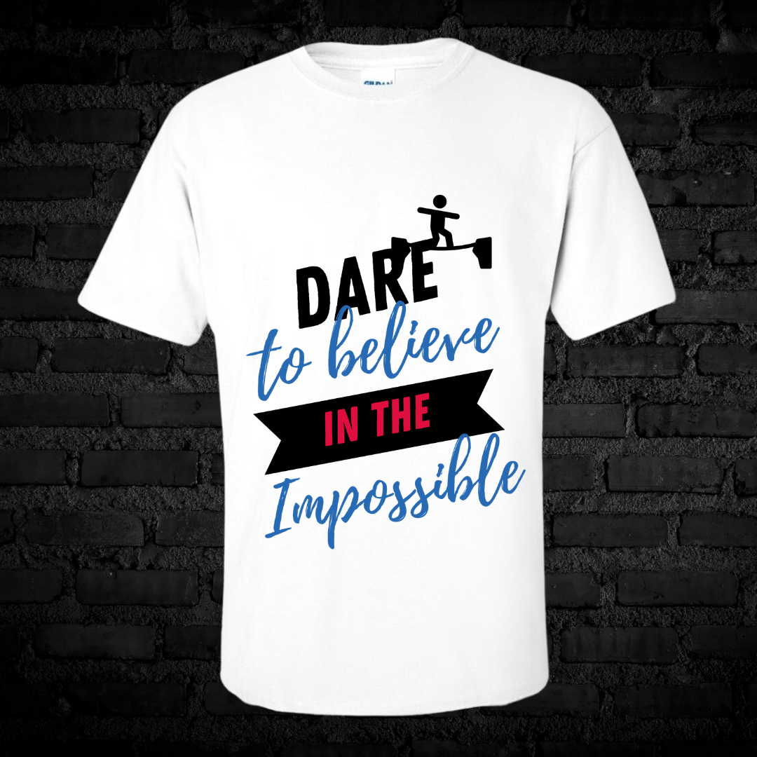 Unisex Short Sleeve "Dare to believe" Tee