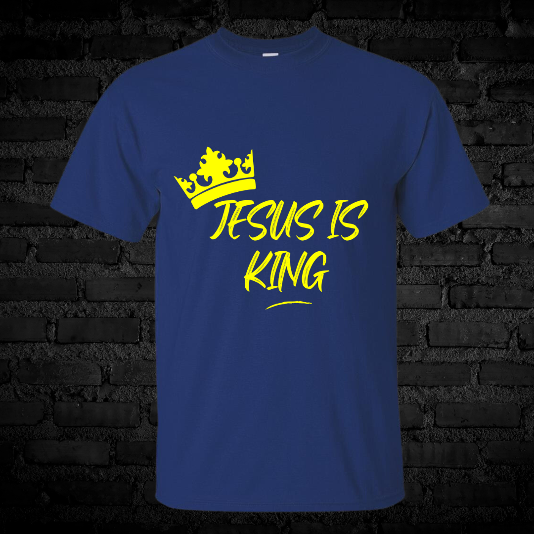 Unisex Short Sleeve "JESUS is King" Tee