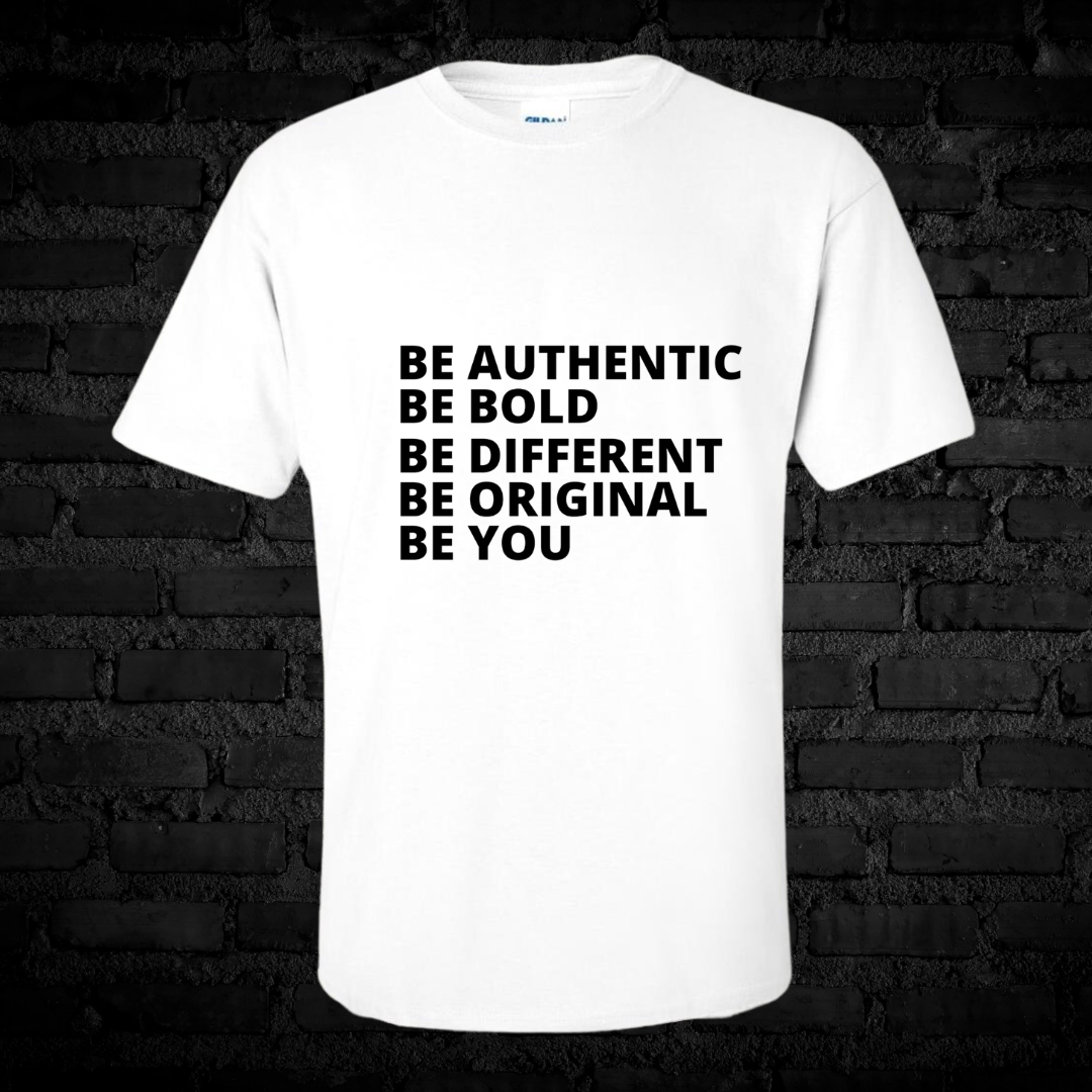 Unisex Short Sleeve "Be authentic" Tee