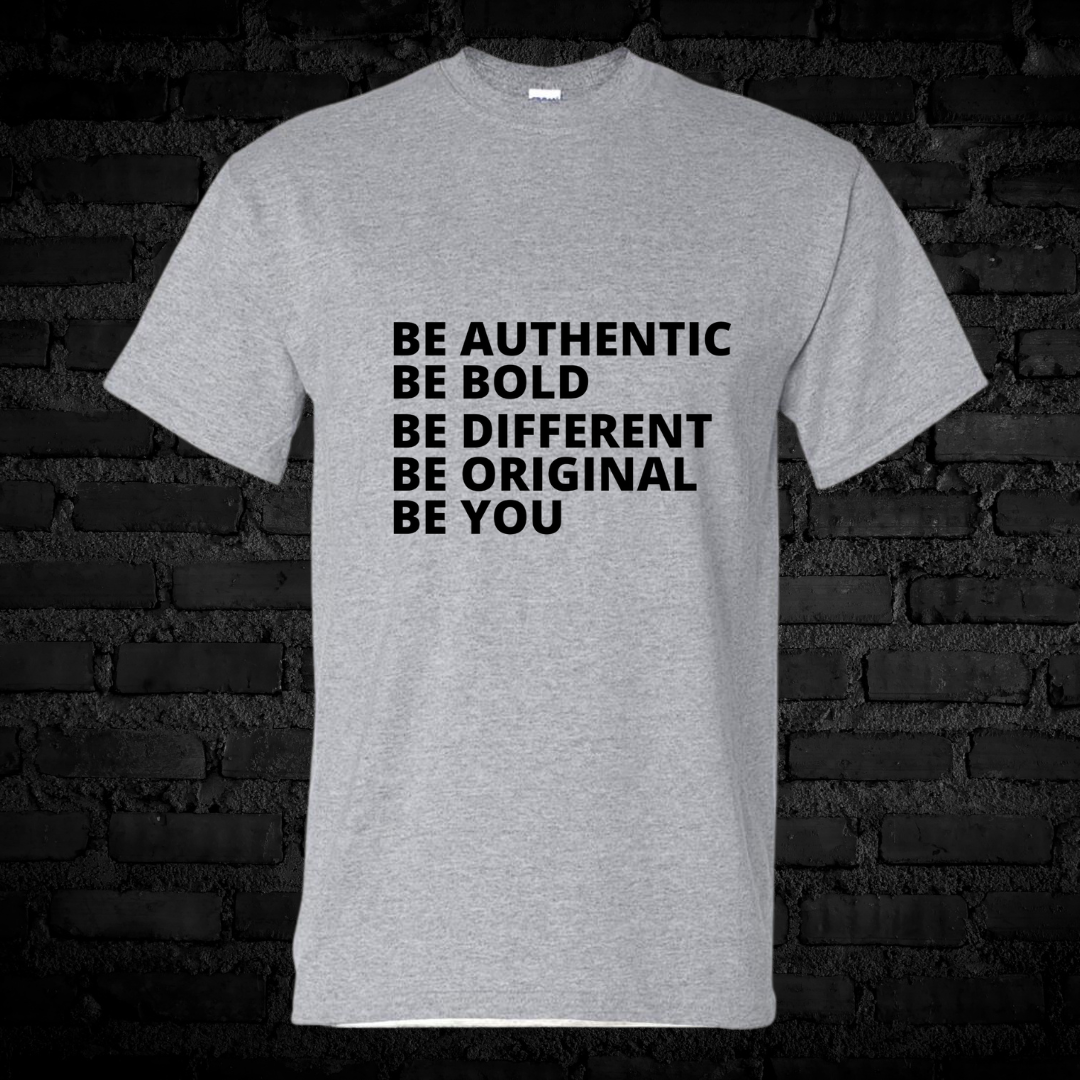 Unisex Short Sleeve "Be authentic" Tee